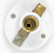 Miniature Base; Plastic Receptacle; 7/8'' Height; 1-5/16'' Diameter; Screw Holes 1'' CC; (27|90/1076)