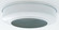Canopy Extension; White Finish; 5-3/4'' Diameter; Fits 5'' Canopy; 1-1/2'' Extension (27|90/108)