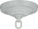 Ribbed Canopy Hanger Kit; White Finish; 5'' Diameter; 1-1/16'' Center Hole; 1 Yard 8 Gauge (27|90/1101)