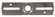 Crossbar; 1/4 IP; With Ground Screw; 1'' x 4-3/8''; Heavy Duty (27|90/1126)