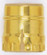 Aluminum Shell With Paper Liner; Short Keyless; Brite Gilt Finish (27|90/1146)