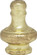 Large Pyramid Knob; 1-1/4'' Height; 1/8 IP; Polished Brass Finish (27|90/1160)
