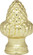 Acorn Finial; 1-1/2'' Height; 1/8 IP; Polished Brass Finish (27|90/133)