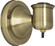 1-5/8'' Wired Wall Bracket With Bottom Turn Knob Switch; Antique Brass Finish; Includes Hardware; (27|90/1407)