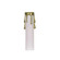 Plastic Drip Candle Cover; White Plastic With Gold Drip; 13/16'' Inside Diameter; 7/8'' (27|90/1509)