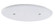 Blank Up Kit For 3'' Box; White Finish; 5'' Diameter; 2-8/32 Bar Holes; 3'' Center to (27|90/151)