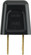 Quick Connect Plug; Black Finish; Polarized; 18/2-SPT-1; 6A; 125V (27|90/1522)