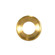 Turned Brass Check Ring; 1/4 IP Slip; Unfinished; 2'' Diameter (27|90/1620)