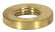 Brass Round Plain Locknut; 1/8 IP; 3/4'' Diameter; 1/8'' Thick; Unfinished (27|90/1621)