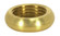 Brass Round Beaded Locknut; 1/8 IP; 9/16'' Diameter; 5/32'' Thick; Unfinished (27|90/1634)