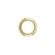 Steel Check Ring; Curled Edge; 1/4 IP Slip; Brass Plated Finish; 2'' Diameter (27|90/1656)
