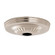 Ribbed Canopy; Canopy Only; Chrome Finish; 5'' Diameter; 1-1/16'' Center Hole (27|90/1684)