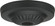 Ribbed Canopy; Canopy Only; Black Finish; 5'' Diameter; 1-1/16'' Center Hole (27|90/1686)