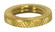 Brass Round Knurled Locknut; 9/16'' Diameter; 1/8 IP; 3/32'' Thick; Unfinished (27|90/1699)