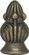 Bud Finial; 1-3/8'' Height; 1/8 IP; Antique Brass Finish (27|90/1724)