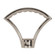 2'' Die Cast Fixture Loops; 1/8 IP With Wireway; Hang Straight Loop; 20lbs Max; Polished Chrome (27|90/1730)