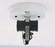 2-Light Bent Glass Fixture Holder With Pull Chain Switch; White Finish; 4-3/4'' Diameter; 5'' (27|90/235)