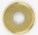 Steel Check Ring; Curled Edge; 1/8 IP Slip; Brass Plated Finish; 2'' Diameter (27|90/351)