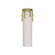 Plastic Drip Candle Cover; White Plastic With Gold Drip; 1-3/16'' Inside Diameter; 1-1/4'' (27|90/369)