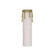 Plastic Drip Candle Cover; White Plastic With Gold Drip; 1-3/16'' Inside Diameter; 1-1/4'' (27|90/373)