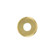 Steel Check Ring; Curled Edge; 1/8 IP Slip; Brass Plated Finish; 5/8'' Diameter (27|90/379)