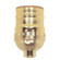 Short Keyless Socket; 1/8 IPS; Aluminum; Brite Gilt Finish; 660W; 250V; 250 Master (27|90/420)