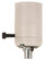 Porcelain 3-Way Turn Knob Mogul Socket With Hickey; Unglazed; 750W; 250V (27|90/428)
