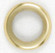 Steel Check Ring; Curled Edge; 1/4 IP Slip; Brass Plated Finish; 1-1/4'' Diameter (27|90/473)