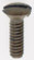 Steel Switchplate Screw; 6/32; Antique Brass Finish; 1/2'' Length (27|90/535)