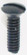 Steel Switchplate Screw; 6/32; Black Finish; 1/2'' Length (27|90/536)