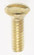Steel Switchplate Screw; 6/32; Brass Plated Finish; 1/2'' Length (27|90/538)