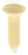 Plastic Switchplate Screw; 6/32; Ivory Plastic; 1/2'' Length (27|90/539)