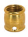 Brass Coupling; 1/2'' Long; 1/4 F x 1/8 Slip; 8/32 Hole; Burnished And Lacquered (27|90/634)