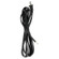 10 Foot 18/2 SPT-2 105C Cord Set; Black Finish; 36'' Hank; 150 Carton; Molded Polarized Plug; (27|90/2185)