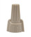 Wire Connector With Spring Inserts; For 105C Supply Wire; 600V; Tan Finish; 9 #18 Max (27|90/2238)
