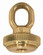 1/4 IP Heavy Duty Cast Brass Screw Collar Loops with Ring 1/4 IP Fits 1-1/4'' Canopy Hole Ring (27|90/2299)