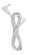 8 Foot 18/2 SPT-2 105C Flat Plug Cord Set; White Finish; 36'' Hank; 200 Carton; Molded Plug; (27|90/2323)