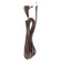8 Foot 18/2 SPT-2 105C Flat Plug Cord Set; Brown Finish; 36'' Hank; 200 Carton; Molded Plug; (27|90/2324)