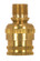 Solid Brass Knurled Swivel; 1/8 M x 1/8 F; 1-3/16'' Height; Unfinished (27|90/2332)