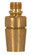 Solid Brass Modern Long Swivel; 1/8 M x 1/8 F; 1-1/2'' Height; Unfinished (27|90/2333)