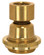Solid Brass Large Hang Straight Swivel; 1/4 F Top And Bottom; 1-1/16'' Ring Nut To Seat; (27|90/2336)