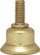 Steel Riser; 1/4-27; Brass Plated; 1/2'' Height (27|90/2458)