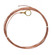 10 Foot 18/1 Bare Copper Ground Wire; 1/4 IP Round Ground Lug (27|93/335)