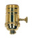 3 Way (2 Circuit) Turn Knob Socket w/Matching Finish Removable Knob (27|80/1319)