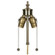 Medium Base 2-Light Pull Chain Cluster With Solid Brass Socket; Antique Brass Finish; 84'' SPT-1 (27|80/1764)