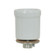 Keyless Porcelain Beaded Body Socket With Flange And 1/8 IP Cap; Glazed; 660W; 250V (27|80/1682)