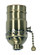On-Off Pull Chain Socket; 1/8 IPS; 3 Piece Stamped Solid Brass; Antique Brass Finish; 660W; 250V (27|80/2212)