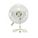 White Phenolic GU24 On-Off Pull Chain Ceiling Receptacle; 6'' AWM B/W Leads 105C; 4-1/2'' (27|90/2470)
