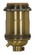 Medium base lampholder; 4pc. Solid brass; Keyless; 2 Uno rings; Antique brass finish (27|80/2567)
