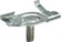 Drop Ceiling T-Bar Track Clips; For Attaching Track Lighting To Drop Ceilings; 4 Pc. (27|TP185)